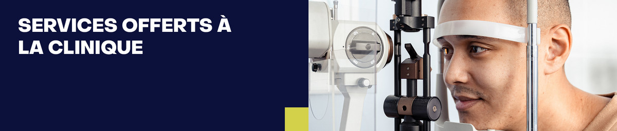 Servicse offerts à la clinique